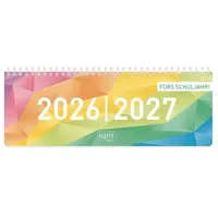 Häfft Tischkalender Rainbow 2026/2027