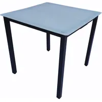 VCM Gartentisch 80 x 80 x 73 cm Grau/Grün