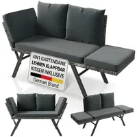 Juskys Calvia 240 x 60 x 90 cm Grau