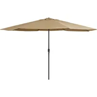 VidaXL Sonnenschirm 390 x 390 cm Taupe