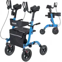 Vevor Rollator Faltbar mit Sitz Gehwagen bis 136 kg