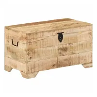 VidaXL Truhenbank Massivholz Mango Braun