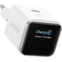 Anker Nano Ladegerät 45W Smart Display Polarweiss
