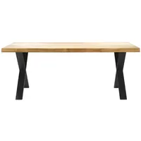 Vito Esstisch 200 x 76 x 100 cm braun