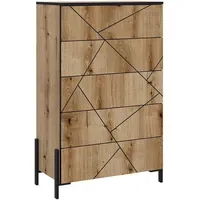 Vicco Kommode Hatto 78 x 120 cm Braun