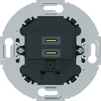 Hager USB Unterputz, C+C PD20W WTS4155BM