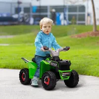 Homcom Elektroquad Mini Elektroquad Grün (1-tlg)