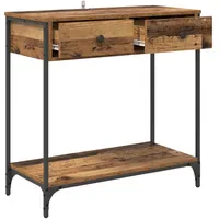 VidaXL Konsolentisch 75 x 34,5 x 75 cm Altholz