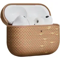 Pitaka Aramid Fiber Magnetic Case, Golden Glint - AirPods