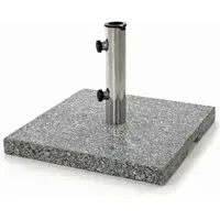 VCM Schirmständer Granit 45 x 45 cm Grau