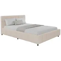 Juskys Polsterbett Florenz 140 x 200 cm mit Matratze