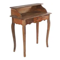 DESIGN DELIGHTS Sekretär, Braun, Holz, 80x92x40 cm, Arbeitszimmer, Schreibtische,