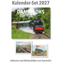 Labonté buch + kalender gbr Dampfloks Kalender 2027 Weiß