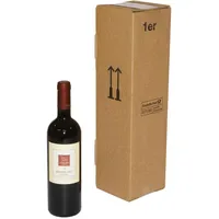 Smartboxpro Versandkarton 00069081 Flasche 105 x 42 x 10,5