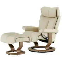 Stressless Relaxsessel mit Hocker Leder 81 x 111 x