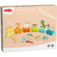 HABA Geburtstagszug, 18-teilig, Holz