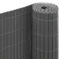 Urfence Sichtschutzmatte 100 x 300 cm grau PVC