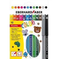 Eberhard Faber Animal Filzstifte 12 St. 12 Farben