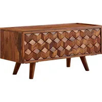FineBuy Lowboard 92x44x35 cm Braun Holz