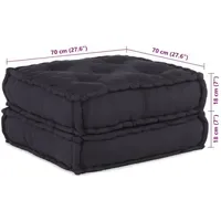 VidaXL Pouf Modular Stoff 70 x 36 x 70