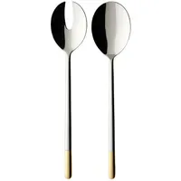 Villeroy & Boch Ella teilvergoldet Salatbesteck 2-teilig