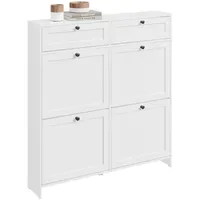 SoBuy Schuhschrank 100 x 107 x 19 cm mit