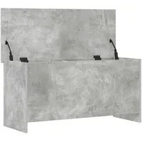 VidaXL Aufbewahrungstruhe Betongrau 100 x 40 x 50 cm
