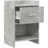 VidaXL Nachtschrank 40 x 30 x 60 cm Grau
