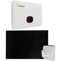 Growatt 25kWp PV-Anlage Glas Glas ohne Speicher mit MID