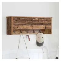 VidaXL Garderoben-Set 80 x 20 x 30 cm Altholz