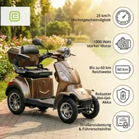 ECONELO P4000 Lithium-Akku Braun