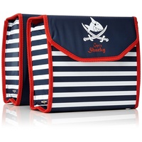 Bike Fashion Capt'n Sharky Doppelpacktasche weiß/blau/rot