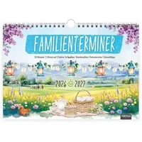 Trötsch Verlag Familienterminer Landgrüße 2026/2027 Weiß