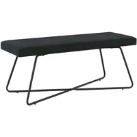 VidaXL Sitzbank Uni Schwarz 110 x 40 x 45