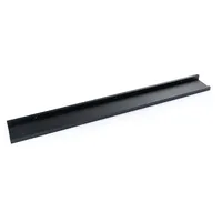 Home4You Wandregal 100 x 10 x 4 cm Schwarz