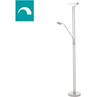 EGLO Baya 2-flg. nickel matt/weiß satiniert