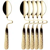 Villeroy & Boch Espresso-/Mokkalöffel 6 St. vergoldet 12 cm