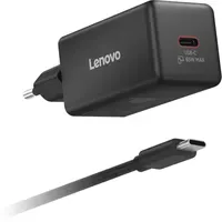 Lenovo 65W Mini USB-C GaN Ladegerät/ Netzteil Schwarz, 1x