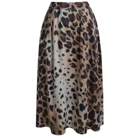 Smith & Soul Midirock Damen Animalprint Braun XL