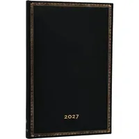 Paperblanks ltd. 12-Monatskalender Black Edition Maxi Vertikal 2027 Buch