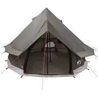 VidaXL Tipi Zelt mit Dach Braun/Grau