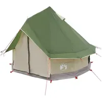VidaXL Tipi Zelt 4 Personen Grün