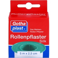 Gothaplast Rollenpflaster Silk 5mx2.5cm Euro