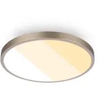 Briloner LED Deckenlampe 1 Rund grau
