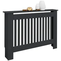 ML-Design Heizkörperverkleidung Landhausstil 112x19x82 cm Anthrazit