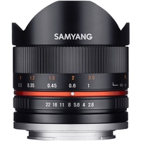 Samyang 8mm F2,8 Fisheye UMC II Fuji X schwarz