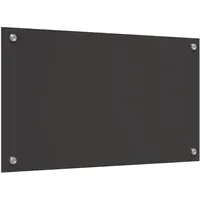 VidaXL Küchenrückwand Dunkelgrau Glas 70x40 cm