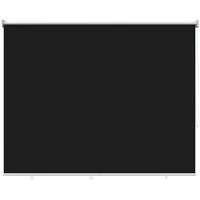VidaXL Außenrollo 200 x 140 cm Schwarz HDPE
