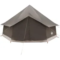VidaXL Tipi Zelt Braun/Grau