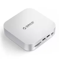 ORICO MiniLink 9-in-1 Dockingstation – Silber Grau/Silber